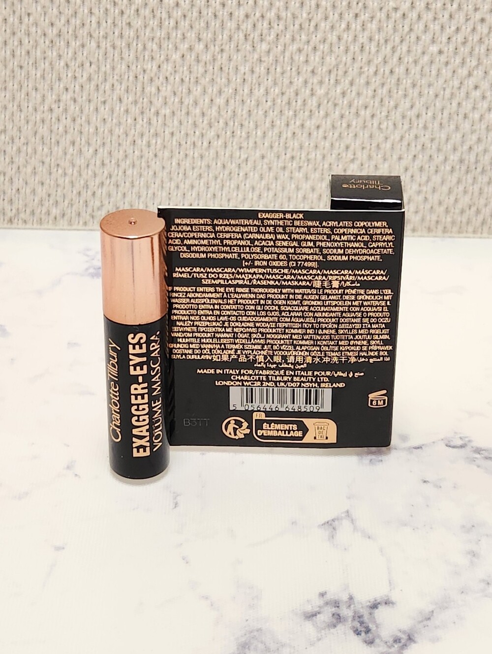 Charlotte Tilbury Exagger-Eyes Volume Mascara MINI Size .06 oz - Picture 3 of 5